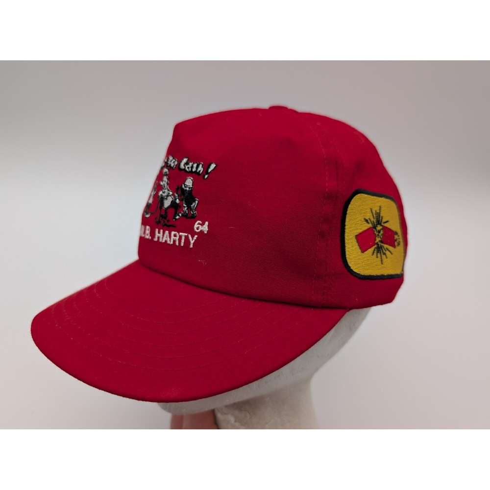 Vintage N.B Harty Blasting Snapback Hat Dynamite Made In USA Trucker Cap America